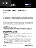 MOC 20486B - Developing ASP - NET MVC 4 Web Applications