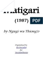 Matigari - Ngugi Wa Thiong'o