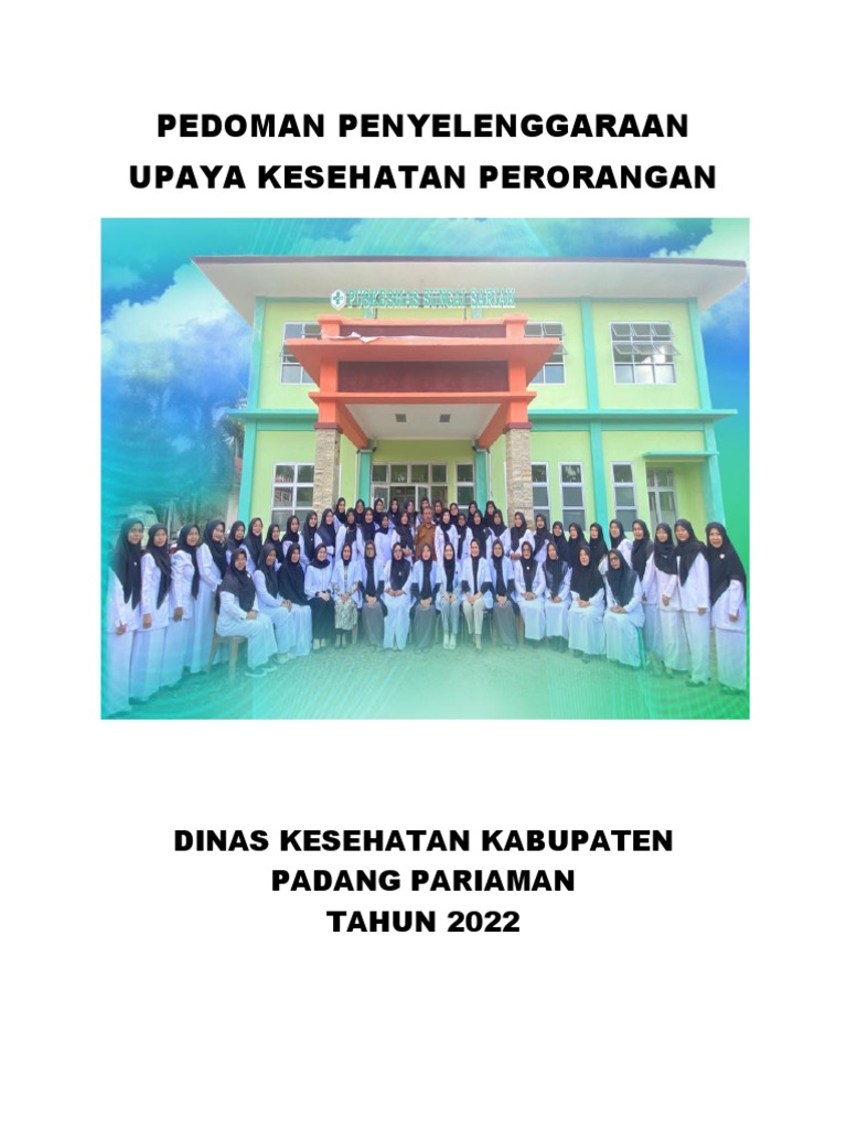 Pedoman Pelayanan Kesehatan Puskesmas | PDF