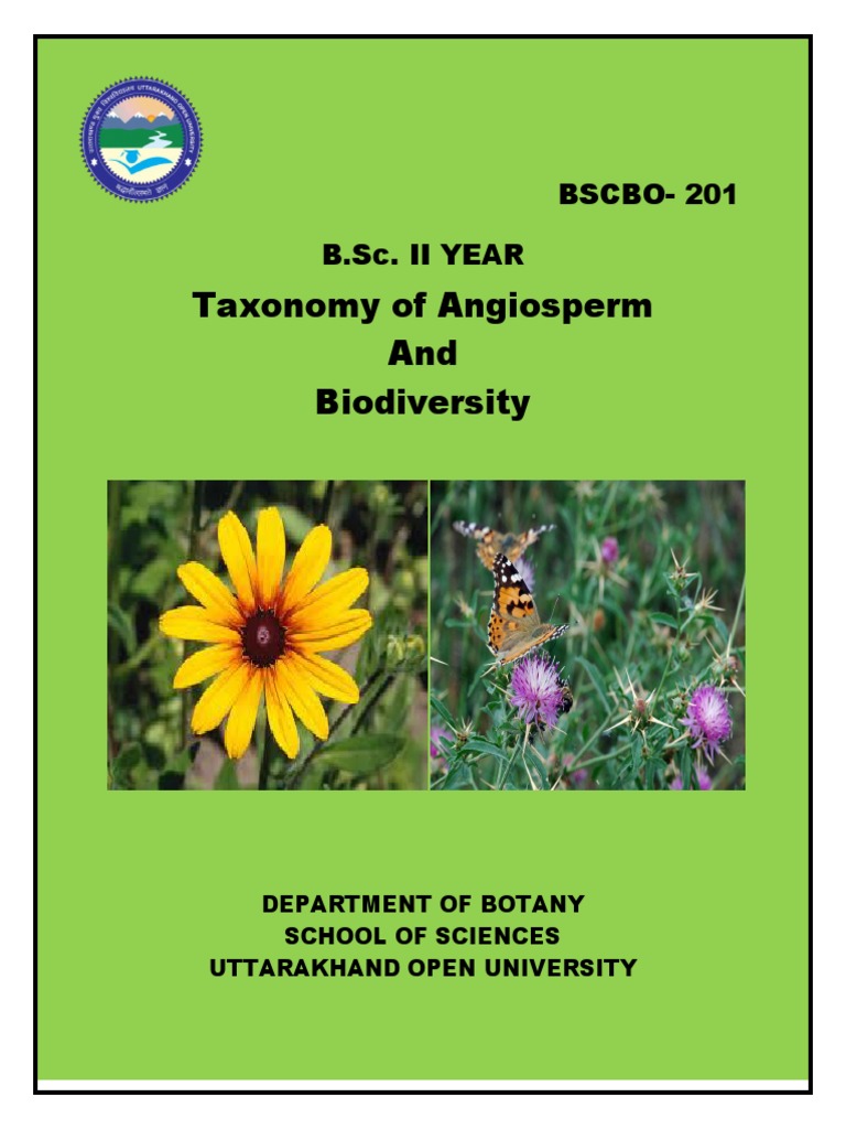 Angiosperms Book | PDF | Taxonomy (Biology) | Flowers
