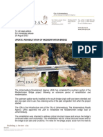 Update Rehabilitation of Modderfontein Bridge
