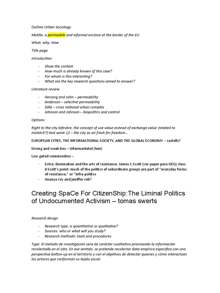 Creating space for citizenship the liminal politics of undocumented