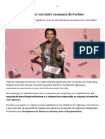 Cómo Hacerse Rico - Los Siete Consejos de Forbes - Forbes Ecuador