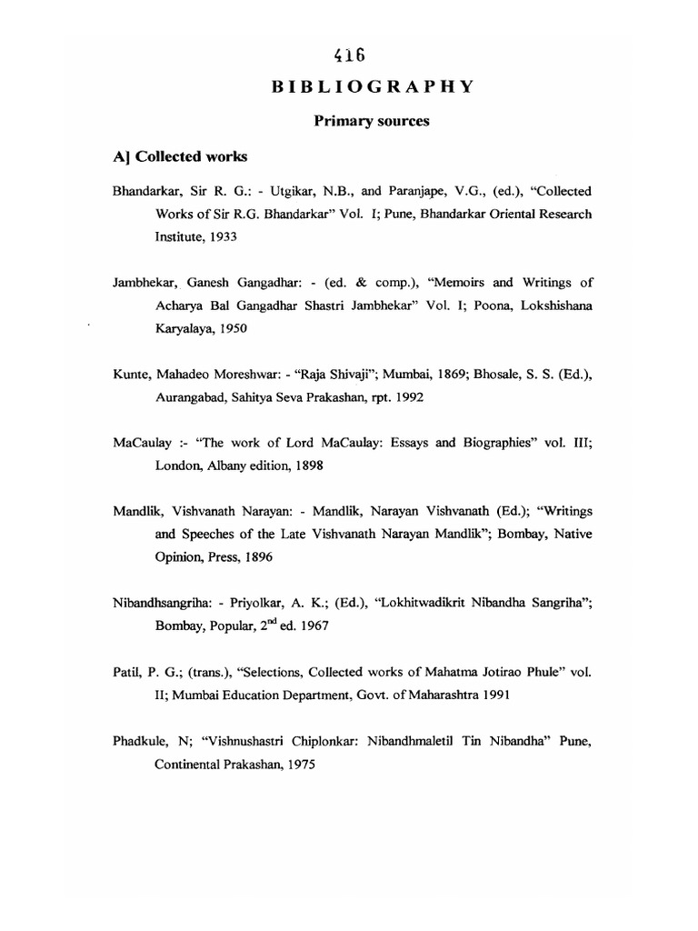Jatibhed Viveksar: Key Bibliography | PDF | Classics
