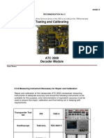 6 Testing and Calibrating Decoder ATC2000