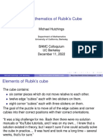 The Mathematics of the Rubik’s Cube - Hutchings
