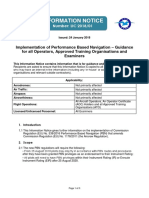 Implementation of Performance Based Navigation - Guidance For Operators, ATOs & Examiners