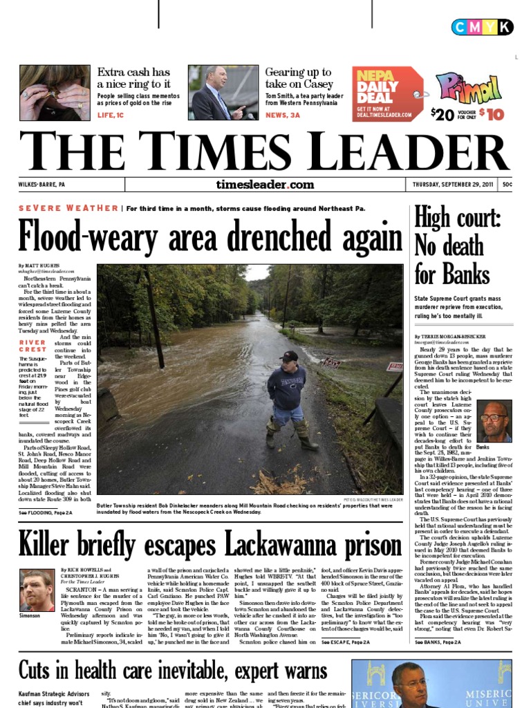 Times Leader 09292011 PDF Mattress Wilkes Barre