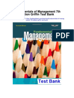 Fundamentals of Management 7th Edition Griffin Test Bank