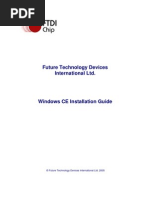 Windows CE Installation Guide