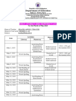 Daily Literacy and Numeracy Log