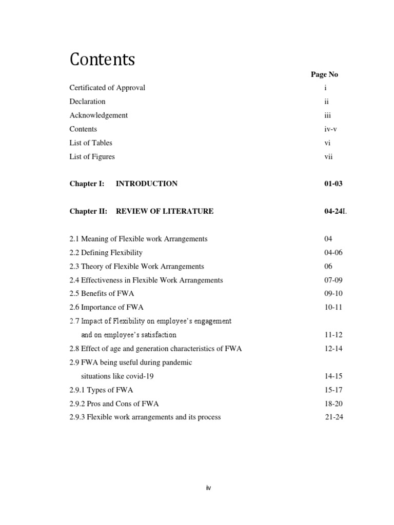 Flexible Work Arrangements Policy Pdf