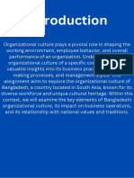 Organizational Culture of Bangladesh