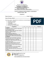 HG Learners Development Assessment GRADE 10 3