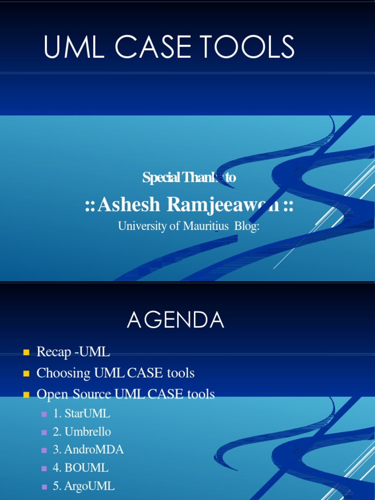 Lecture 01 - UML Case Tools | PDF | Operating System | Linux