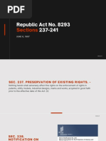 Republic Act No. 8293 237-241: Sections