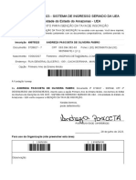 Requerimento para Isenção Da Taxa de Inscrição