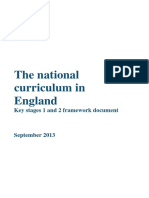 Project - The National Curriculum in England
