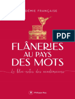 Académie Française-Flâneries Au Pays Des Mots Le Bloc-Notes Des Académiciens-Jericho
