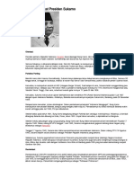 Biografi Singkat Presiden Sukarno