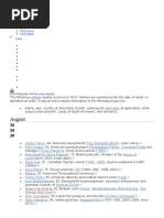 Deaths in 2018 | PDF | Sports | Leisure
