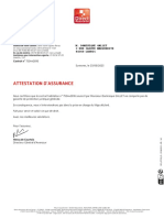 Attestation de Non Prise en Charge