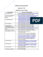 Checklist Appliedtexdesigning