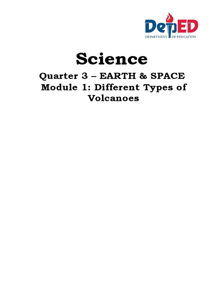 1science 9 q3 module 1 different types of volcanoes pdf