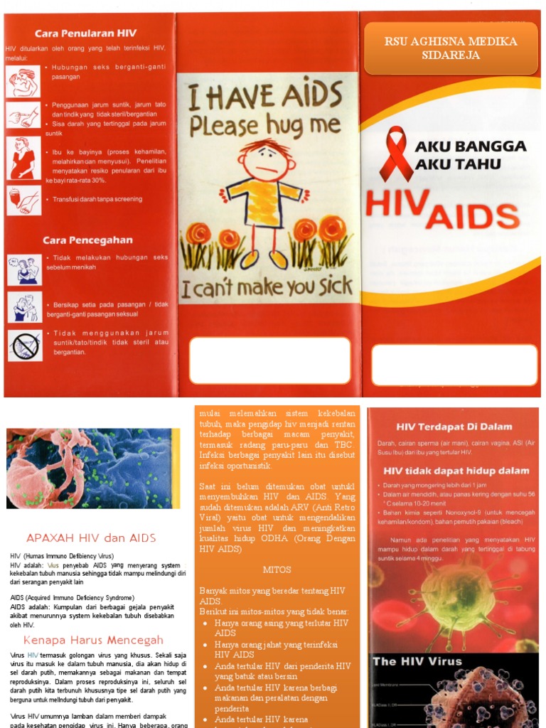 Leaflet Hiv | PDF | Sains & Matematika