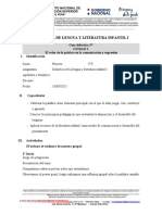 Copia de Guia Didactica de 16-08 DIDÁCTICA de LEN. Y LIT INFANTIL I - El Valor de La Palabra - Salma Arevalos