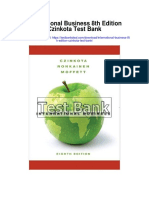 International Business 8th Edition Czinkota Test Bank