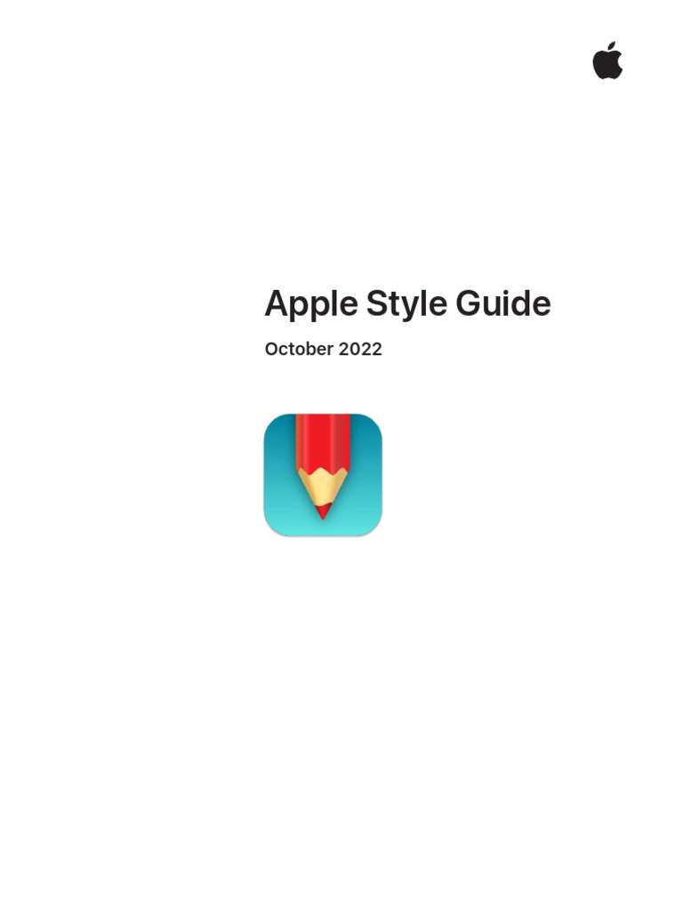 Apple Style Guide PDF Airport Ios