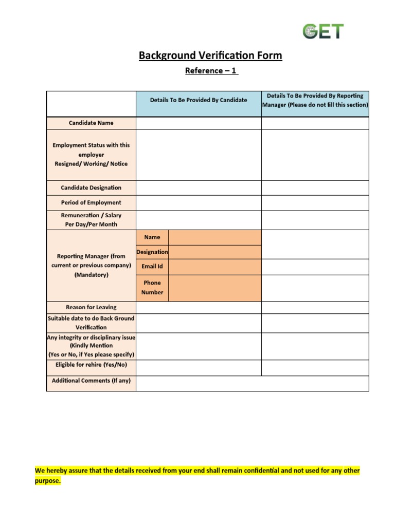 NEW BGC Form - GET | PDF | Government | Justice
