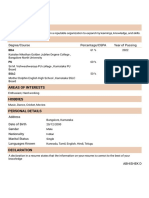 Resume Abhishek D Format6