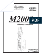 Manual M2000 Cabeça de Grampeador