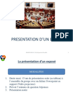 ENSIATE - DD - Présentation D'un Exposé PDF
