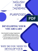 Eapp Lesson 1 - Developing Your Vocabulary