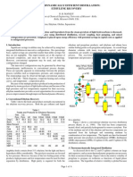 Thermodynamically efficient ethylene recovery