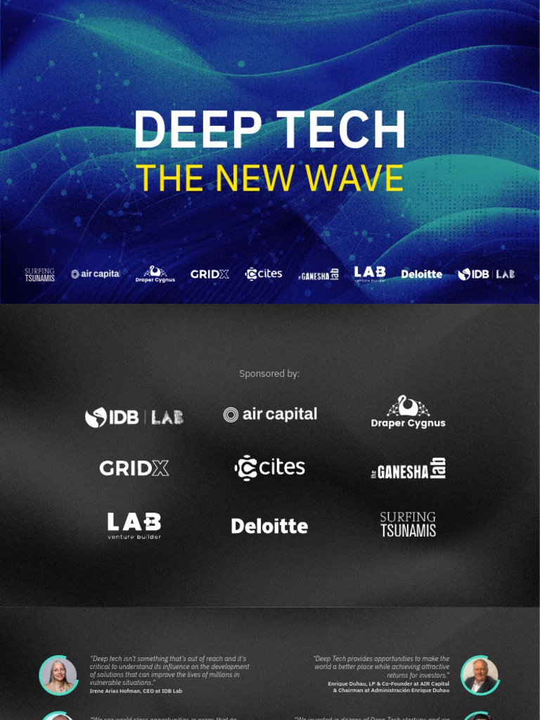Deep Tech The New Wave | PDF