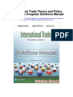 International Trade Theory and Policy 11th Edition Krugman Solutions Manual
