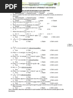 Diagnostic Test Grade 11