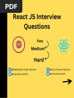 React JS Interview Questions 1691870520