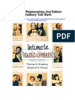 Intimate Relationships 2nd Edition Bradbury Test Bank