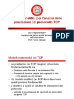 Analisi Prestazionali Protocol Lo TCP - Modello Semplice