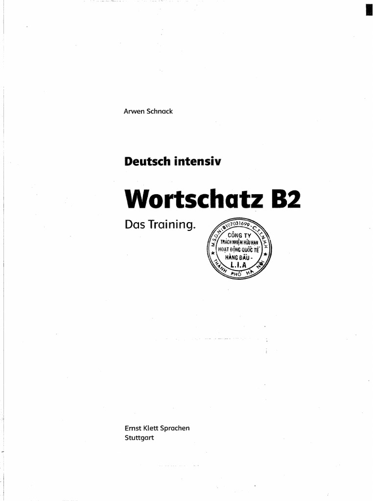 B2 Wortschatz Liste