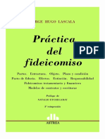 Practica Del Fideicomiso. Jorge Hugo Lascala