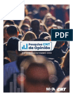 154 Pesquisa CNT de Opinião