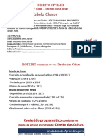 Direito Civil III - Direito Das Coisas - UA 5 - Chacon - 2021 - 1a Parte