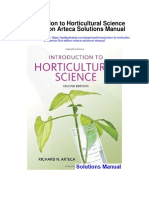 Introduction To Horticultural Science 2nd Edition Arteca Solutions Manual