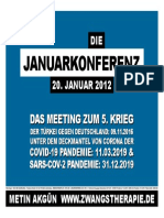 Die Januarkonferenz: 20.01.2012 - Das Meeting Zum 5. Krieg Der Türkei Gegen Deutschland